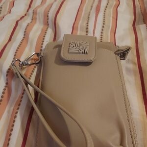 Beige Women's Phone Wristlet
